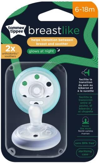 Tommee Tippee 2 Sucettes Sensitive 6-18